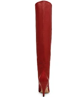 Steve Madden Bellamie Leather Slouchy Over The Knee Boots