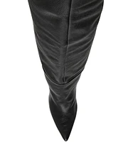 Steve Madden Bellamie Leather Slouchy Over The Knee Boots