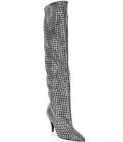 Steve Madden Bellamie-R Rhinestone Over The Knee High Boots