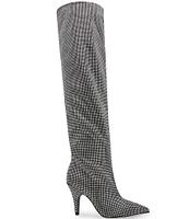 Steve Madden Bellamie-R Rhinestone Over The Knee High Boots