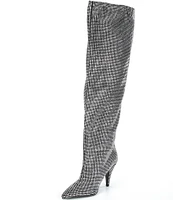 Steve Madden Bellamie-R Rhinestone Over The Knee High Boots