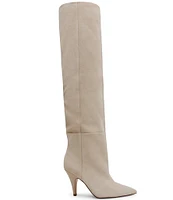 Steve Madden Bellamie Suede Slouchy Over The Knee Boots