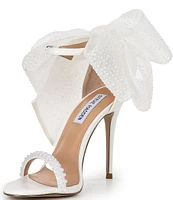 Steve Madden Benni Pearl Embellished Bow Back Dress Sandals