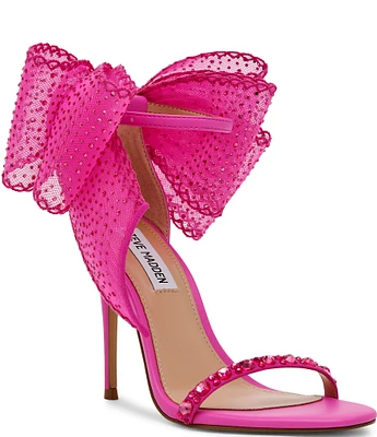 Steve Madden Benni Rhinestone Embellished Bow Back Dress Sandals