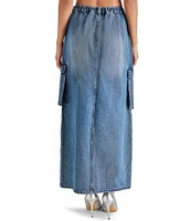 Steve Madden Benson Denim Cargo Maxi Skirt