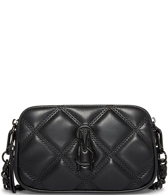 Steve Madden Black Hardware Quilted Crossbody Bag