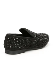 Steve Madden Boys' B-Caviar Rhinestone Studded Slip-On Loafers (Youth)