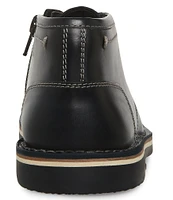 Steve Madden Boys' Harkeen Leather Lace-Up Boots (Youth)