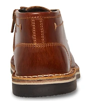 Steve Madden Boys' Harkeen Leather Lace-Up Boots (Youth)