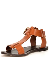 Steve Madden Brazinn Leather Flat Sandals