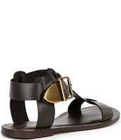 Steve Madden Brazinn Leather Flat Sandals