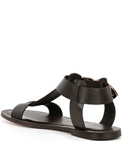 Steve Madden Brazinn Leather Flat Sandals