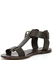 Steve Madden Brazinn Leather Flat Sandals