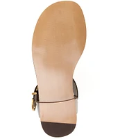 Steve Madden Brazinn Leather Flat Sandals