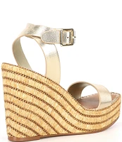 Steve Madden Cassie Leather Wedge Sandals