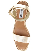 Steve Madden Cassie Leather Wedge Sandals