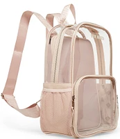 Steve Madden Clear Backpack with Tech Pouch