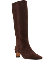 Steve Madden Dagne Suede Snip Toe Tall Boots