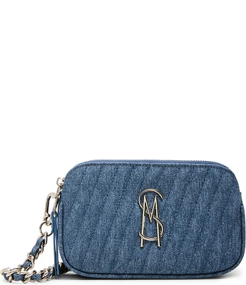 Steve Madden Daisy Denim Quilted Crossbody Bag