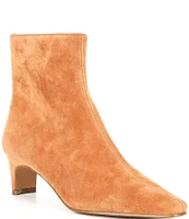 Steve Madden Delvie Suede Kitten Heel Ankle Booties