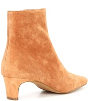 Steve Madden Delvie Suede Kitten Heel Ankle Booties