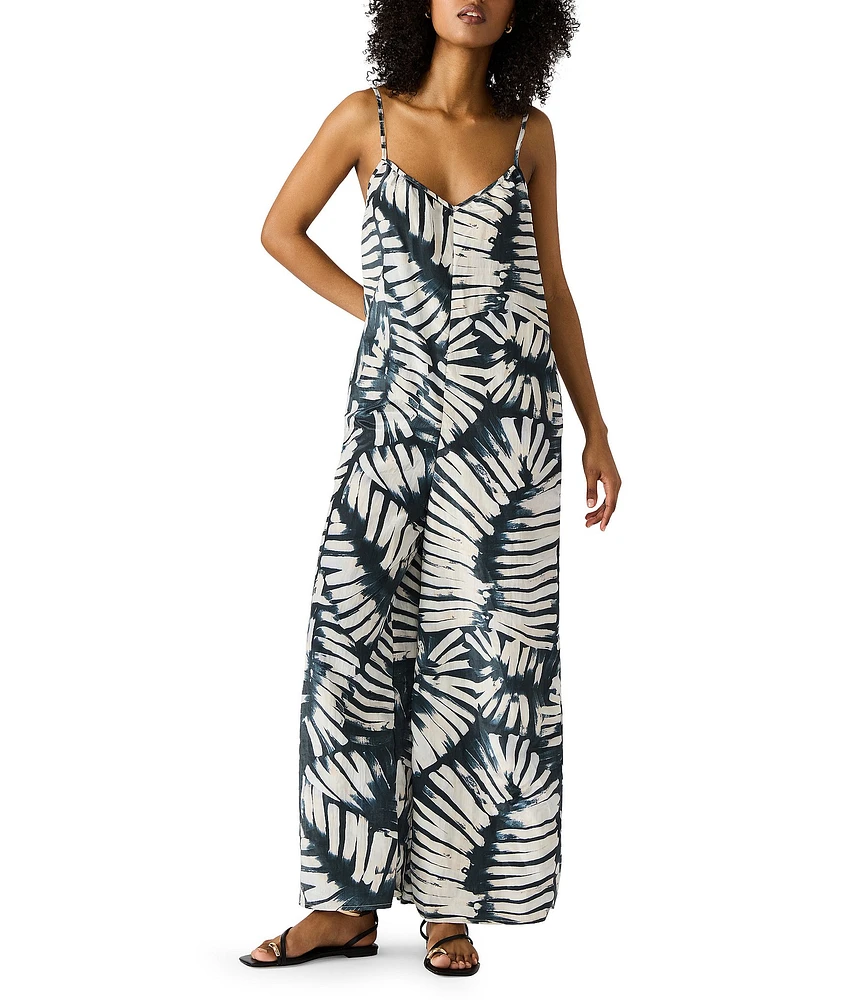 Steve Madden Desdemona Printed Sleeveless Jumpsuit