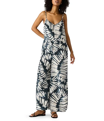 Steve Madden Desdemona Printed Sleeveless Jumpsuit