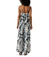 Steve Madden Desdemona Printed Sleeveless Jumpsuit