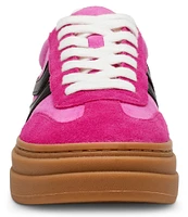 Steve Madden Dodge Mixed Media Low-Top Platform Sneakers