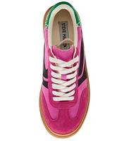 Steve Madden Dodge Mixed Media Low-Top Platform Sneakers