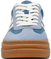 Steve Madden Dodge Mixed Media Low-Top Platform Sneakers