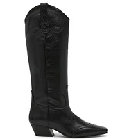 Steve Madden Dollie Leather Western Boots