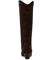 Steve Madden Dollie Suede Western Boots