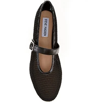 Steve Madden Dreaming Mesh Mary Jane Ballet Flats