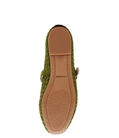 Steve Madden Dreaming Woven Satin Mary Jane Ballet Flats