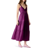 Steve Madden Eliora V-Neck Sleeveless Maxi Dress