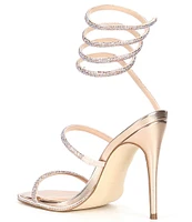 Steve Madden Exotica Rhinestone Ankle Wrap Strappy Dress Sandals