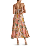 Steve Madden Floral Print Sakura Midi Dress