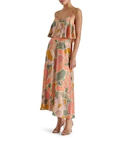 Steve Madden Floral Print Sakura Midi Dress