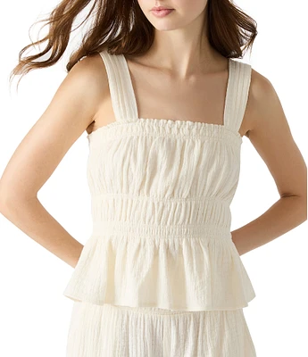 Steve Madden Gabrielle Square Neck Sleeveless Coordinating Top