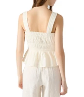 Steve Madden Gabrielle Square Neck Sleeveless Coordinating Top