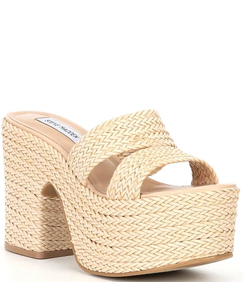 Steve Madden Gianni Woven Platform Sandals