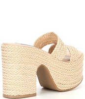 Steve Madden Gianni Woven Platform Sandals