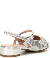 Steve Madden Girls' J-Belinda Rhinestone Slingback Pumps (Youth)