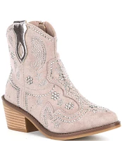 Steve Madden Girls' J-Blakee Rhinestone Western Boots (Youth)