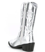 Steve Madden Girls' J-Calado Metallic Western Boots (Youth)