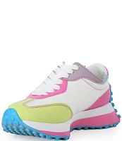 Steve Madden Girls' J-Campo Neon Leather Sneakers (Youth)