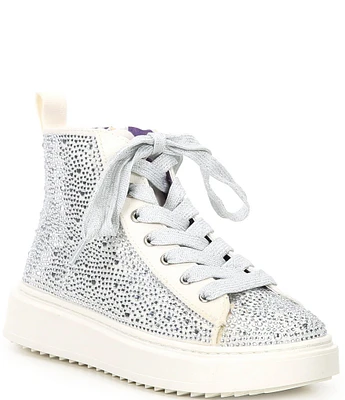 Steve Madden Girls' J-Carlyy Rhinestone Hi-Top Sneakers (Youth)