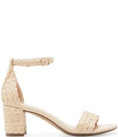 Steve Madden Girls' J-Carrson Tween Raffia Block Heel Dress Sandals (Youth)