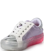 Steve Madden Girls' J-Divine Glitter Metallic Sneakers (Toddler)